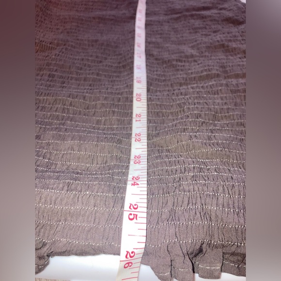 NWOT - Elegant Brown Square Neck Long Sleeve Dress - Picture 4 of 4